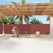 Uttrekkbar sidemarkise 180x1200 cm brun