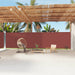 Uttrekkbar sidemarkise 200x1200 cm brun