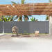Uttrekkbar sidemarkise 220x1200 cm antrasitt