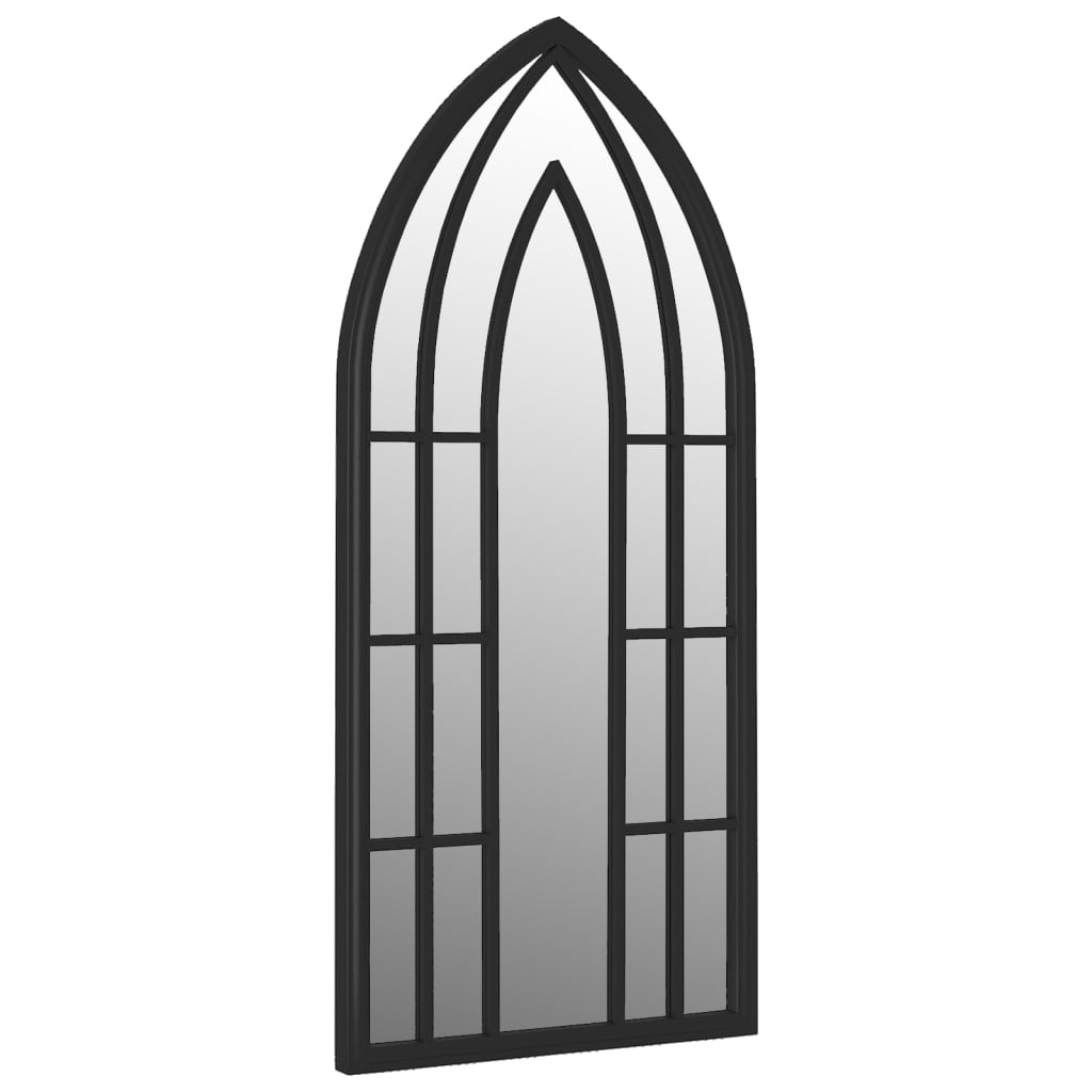 Speil svart 100x45 cm for innendørs bruk jern