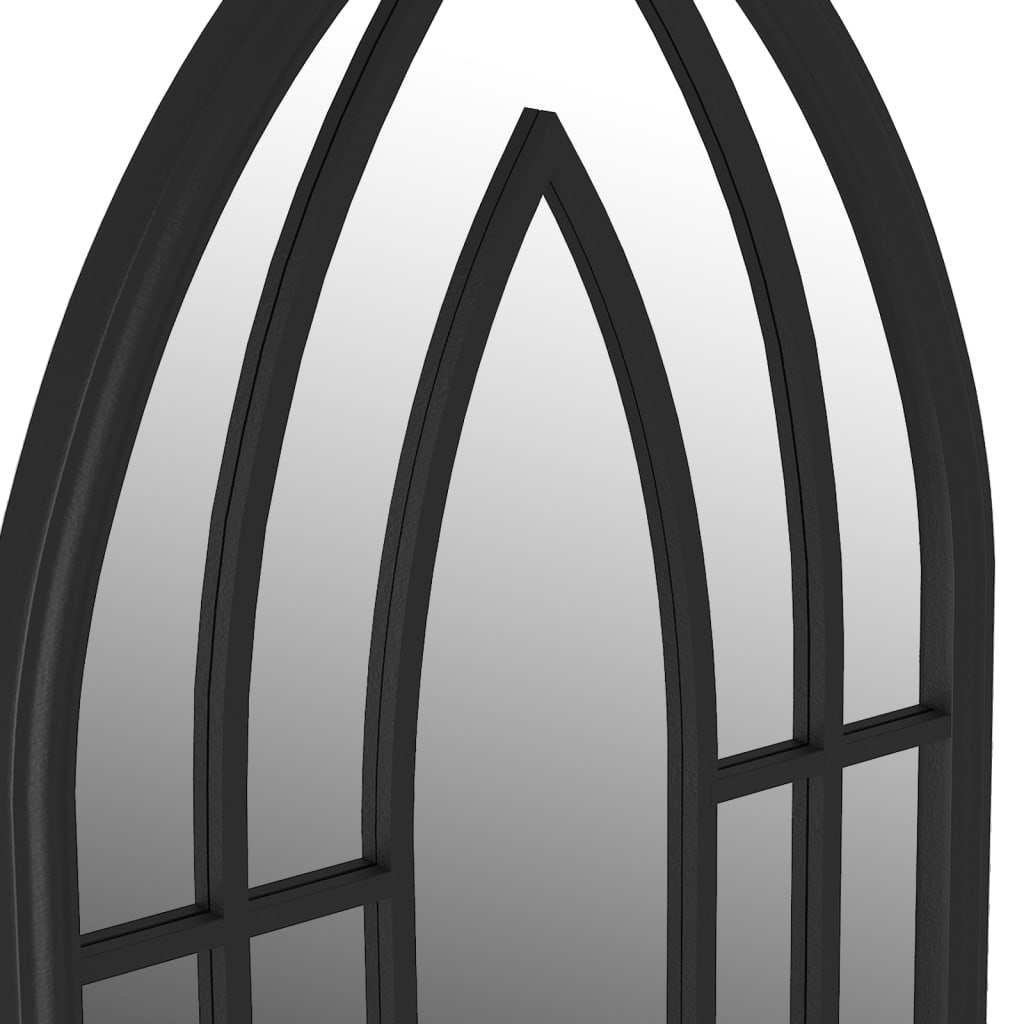 Speil svart 100x45 cm for innendørs bruk jern