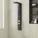 Dusjpanel aluminium svart