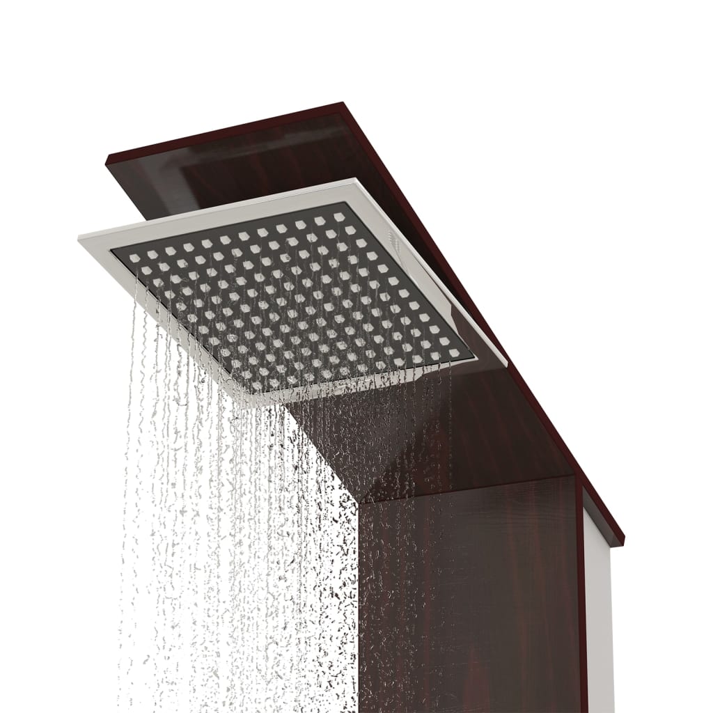 Dusjpanel glass brun