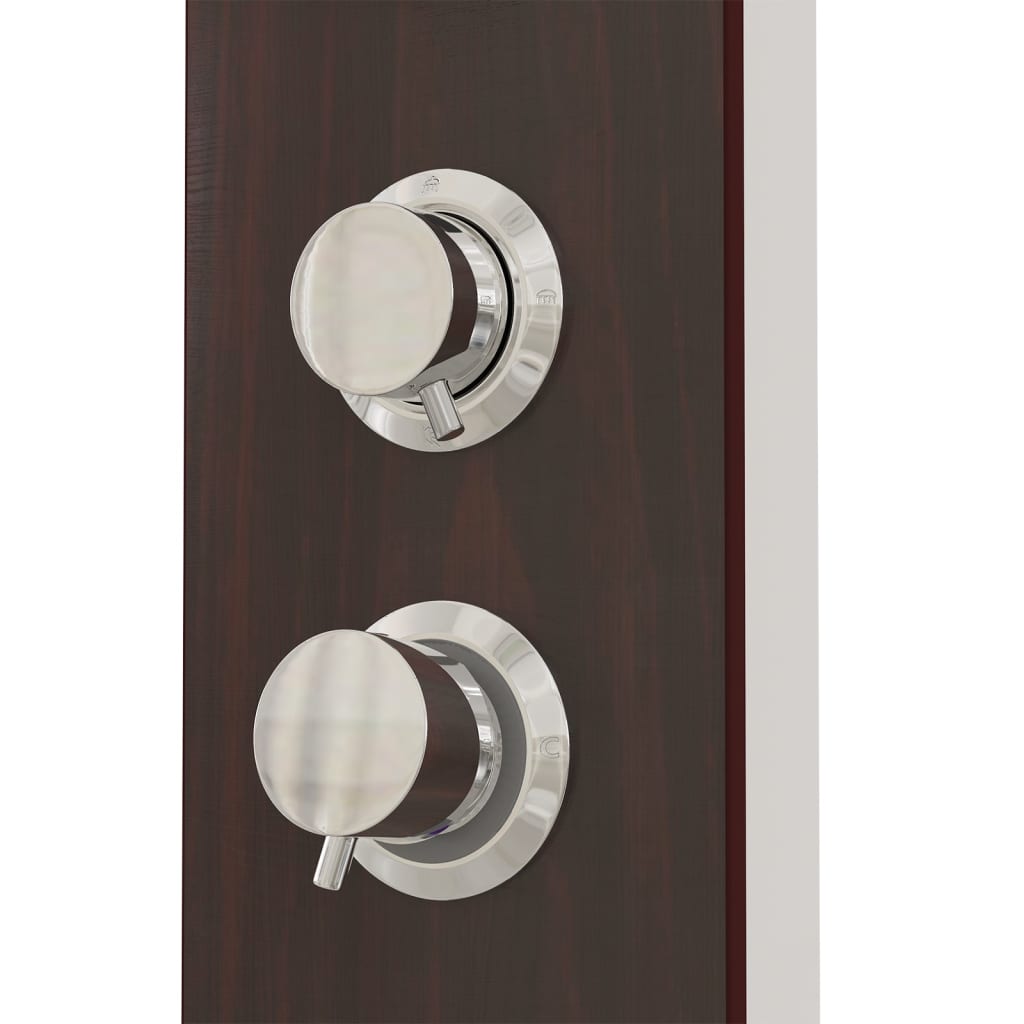 Dusjpanel glass brun