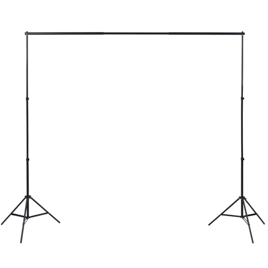 Fotostudiosett med lyssett og bakgrunn