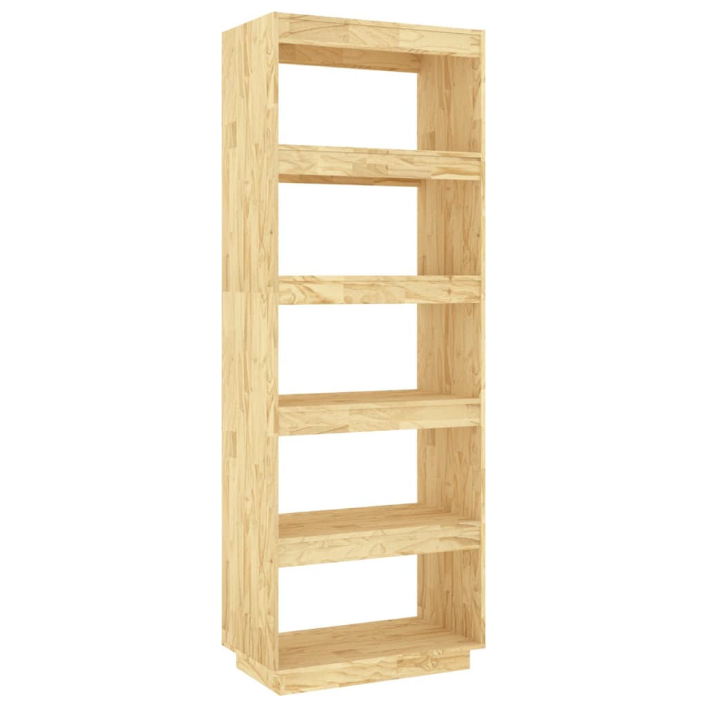 Bokhylle/romdeler 60x35x167 cm heltre furu