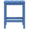 Adirondack hagebord havblå 38x38x46 cm HDPE