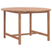 Utendørs spisebord Ø110x75 cm heltre teak