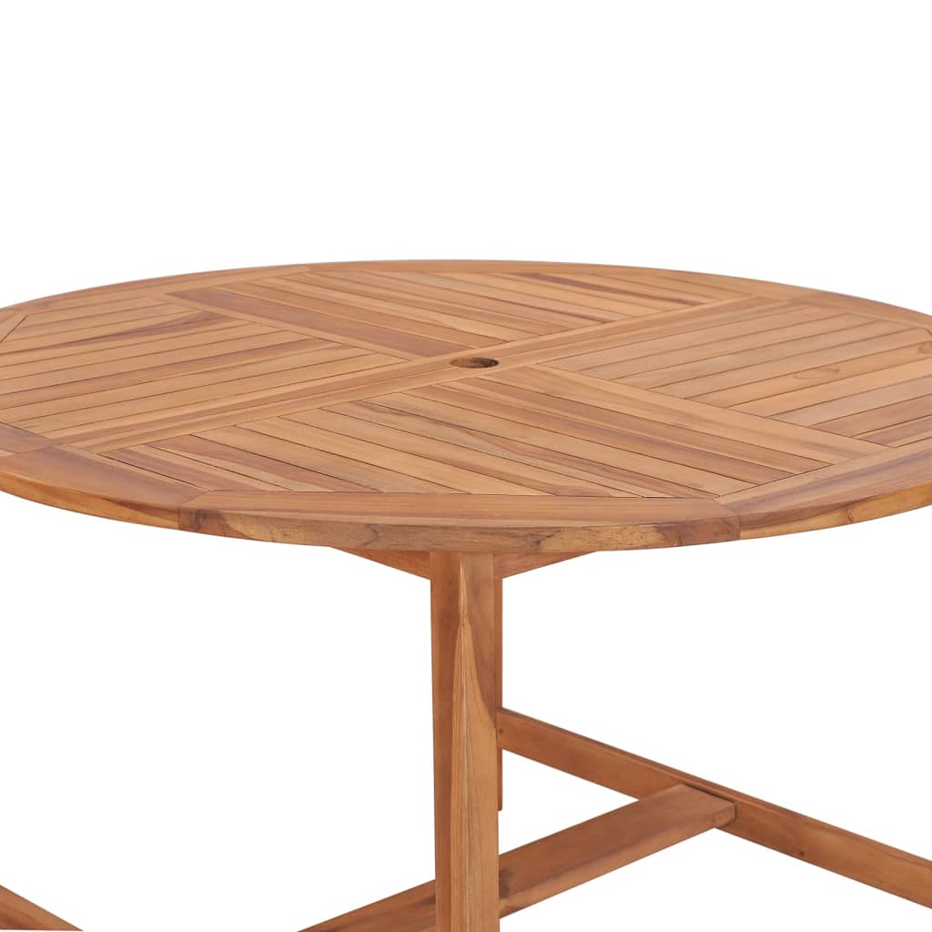 Utendørs spisebord Ø110x75 cm heltre teak
