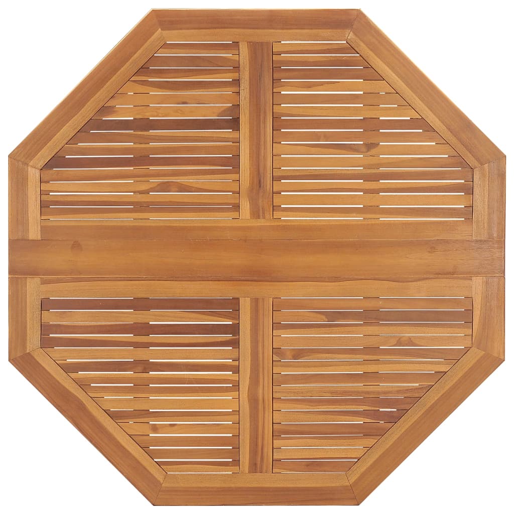 Sammenleggbart hagespisebord 110x110x75 cm heltre teak