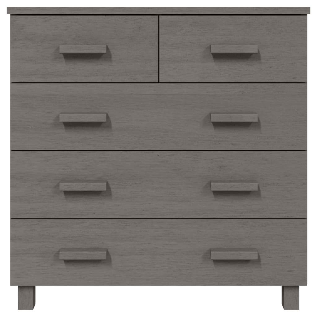 Skjenk HAMAR lysegrå 79x40x80 cm heltre furu
