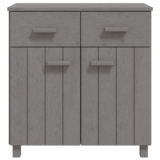 Skjenk HAMAR lysegrå 79x40x80 cm heltre furu