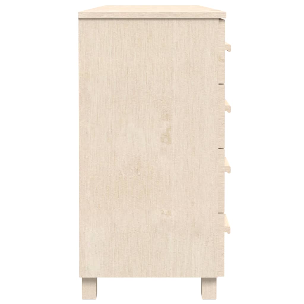 Nattbord HAMAR honningbrun 113x40x80 cm heltre furu