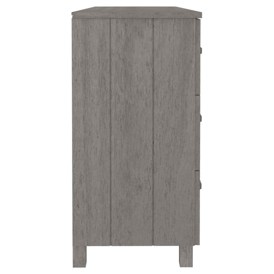 Skjenk HAMAR lysegrå 113x40x80 cm heltre furu