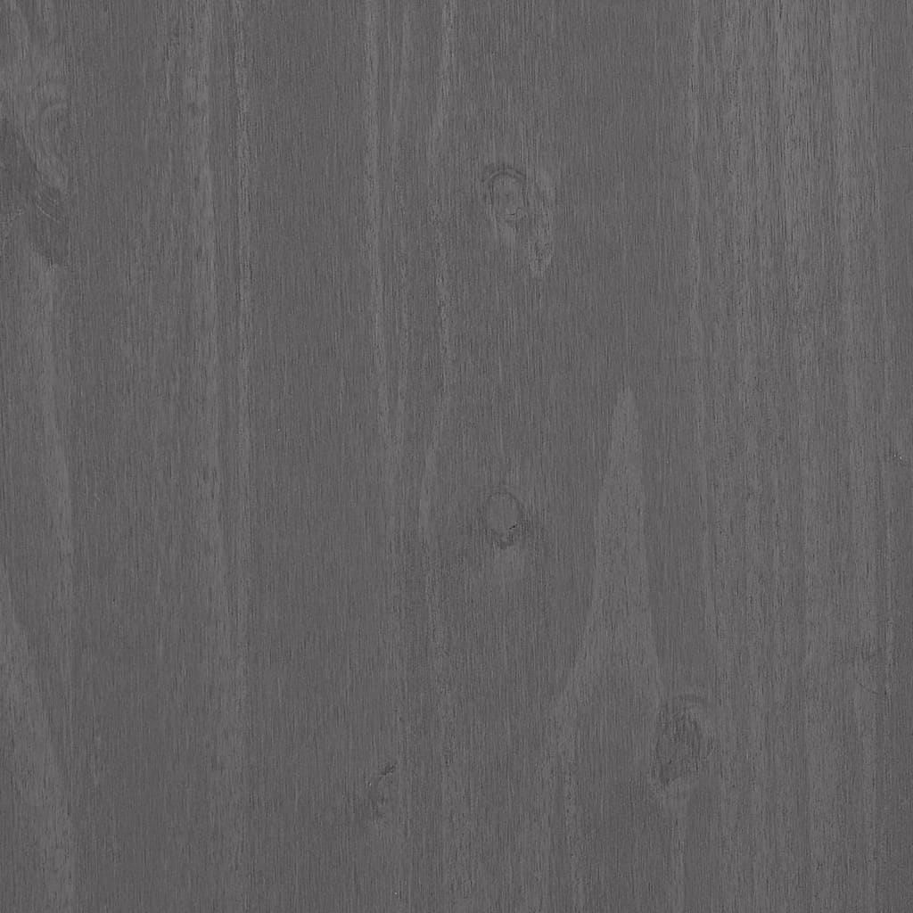 Skrivebord HAMAR lysegrå 110x40x75 cm heltre furu