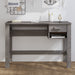 Skrivebord HAMAR lysegrå 110x40x75 cm heltre furu
