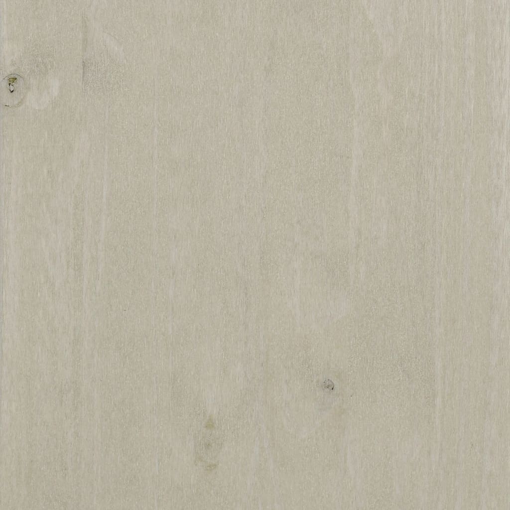 Highboard HAMAR hvit 60x35x180 cm heltre furu