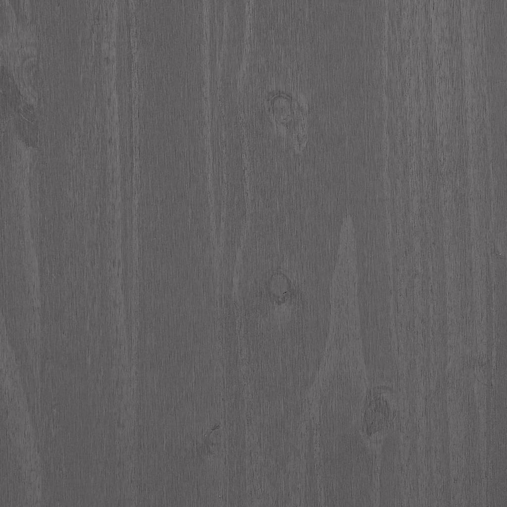 Highboard HAMAR lysegrå 60x35x180 cm heltre furu
