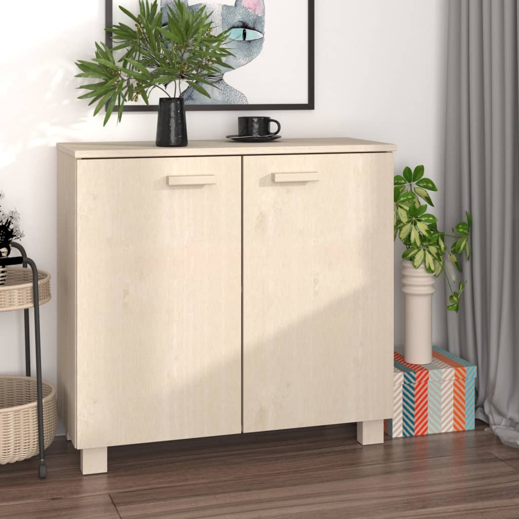 Skjenk HAMAR honningbrun 85x35x80 cm heltre furu