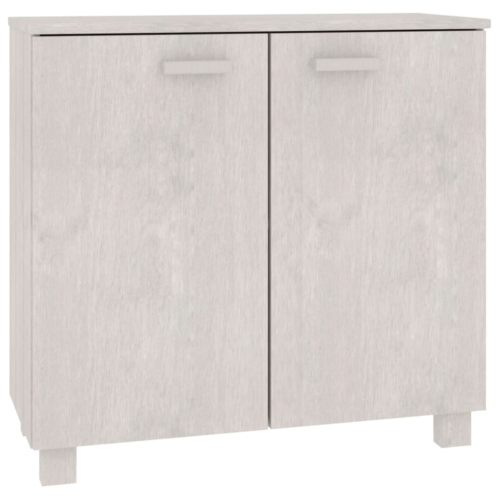 Skjenk HAMAR hvit 85x35x80 cm heltre furu