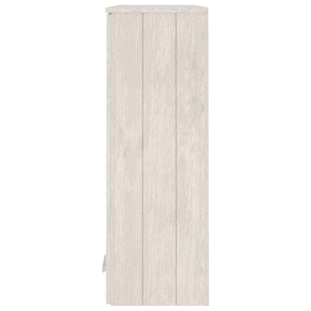 Skjenketopp HAMAR hvit 85x35x100 cm heltre furu