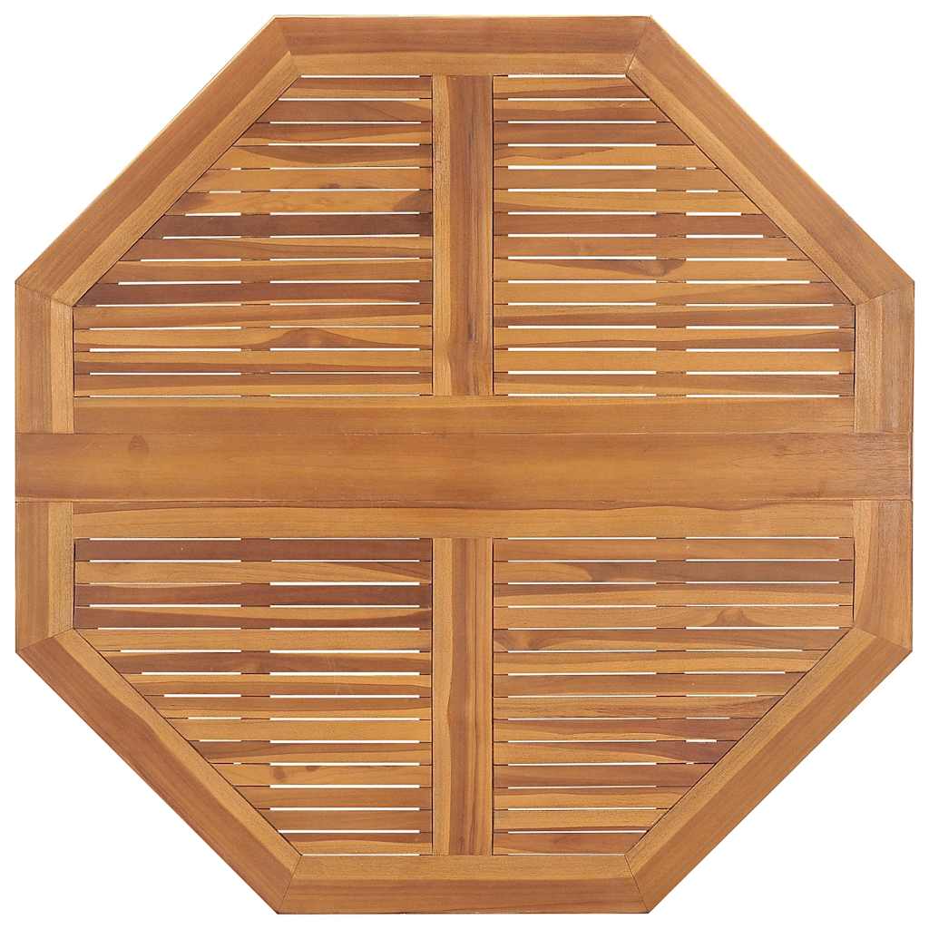 Utendørs spisestue sammenleggbar 5 deler heltre teak vidaXL