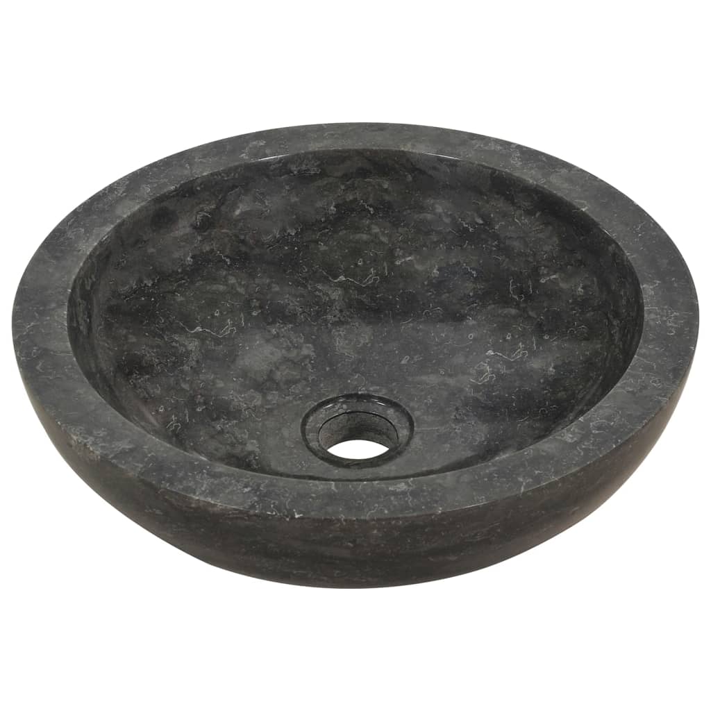 Baderomshylle med svarte marmorvasker heltre teak