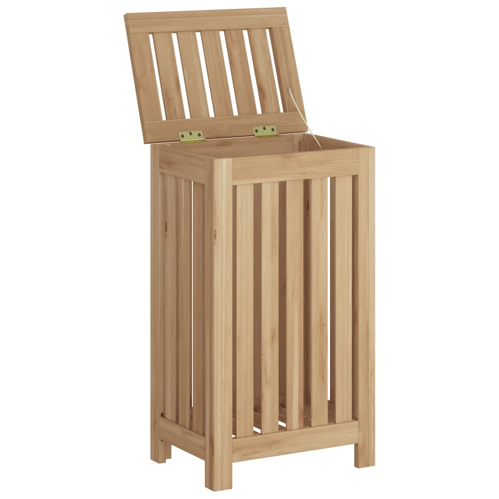 Skittentøyskurv 35x25x60 cm heltre teak