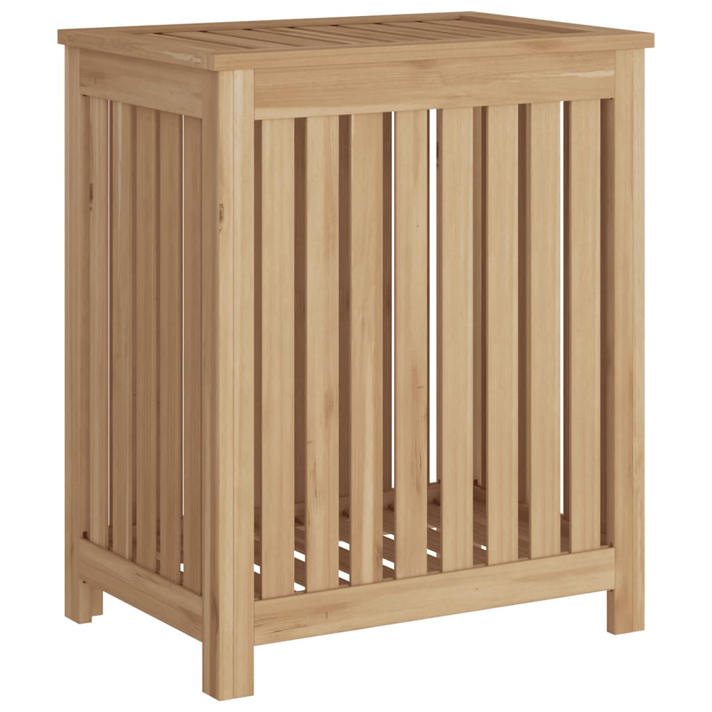 Skittentøyskurv 50x35x60 cm heltre teak