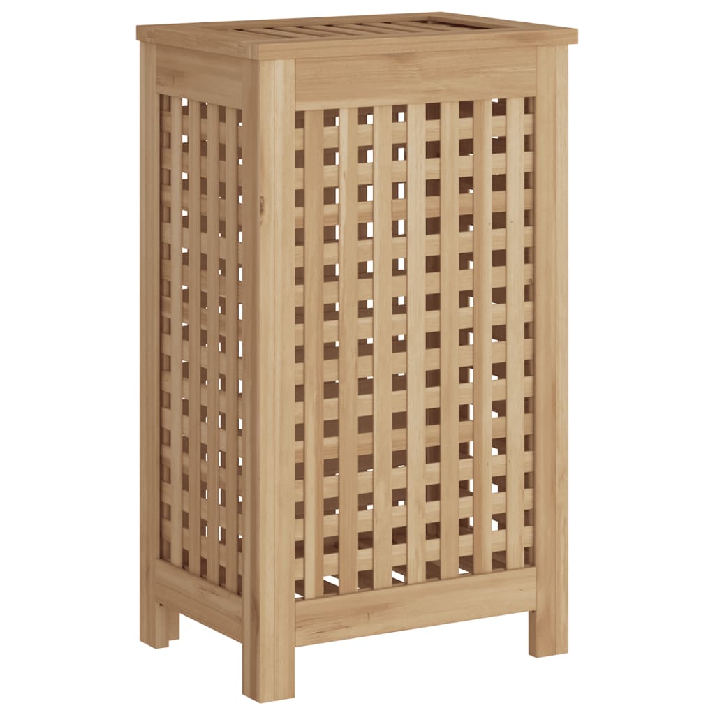 Skittentøyskurv 35x25x60 cm heltre teak