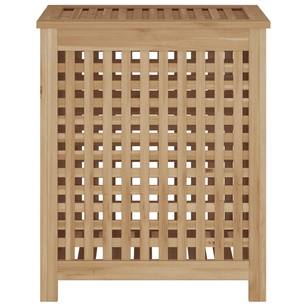 Skittentøyskurv 50x35x60 cm heltre teak