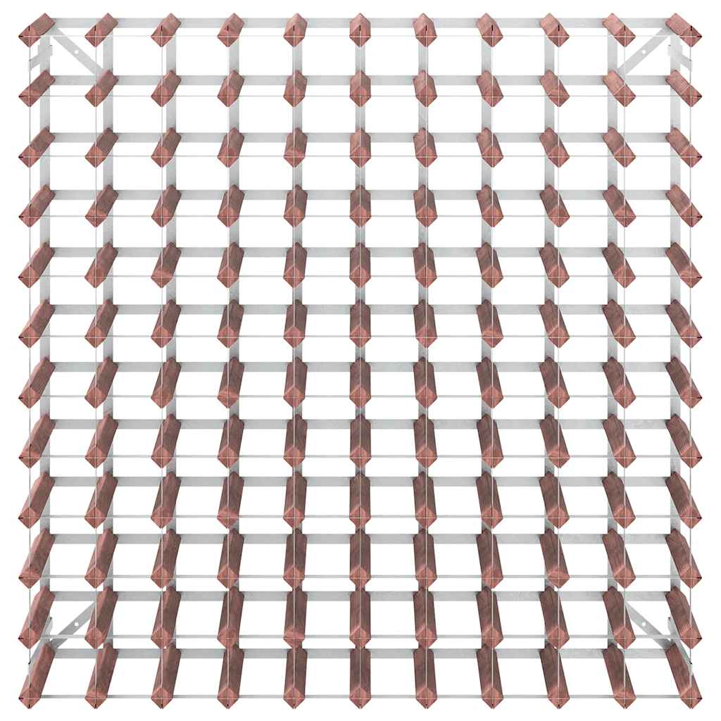 Vinstativ for 120 flasker brun heltre furu