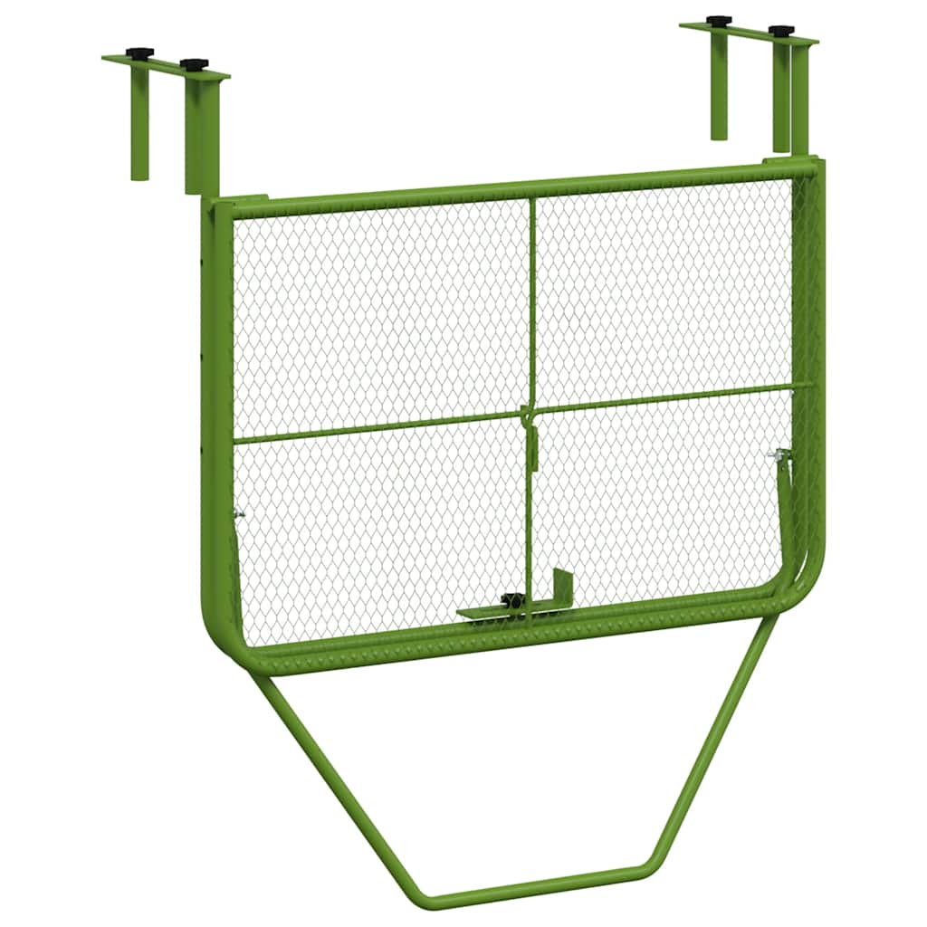 Balkongbord grønn 60x40 cm stål