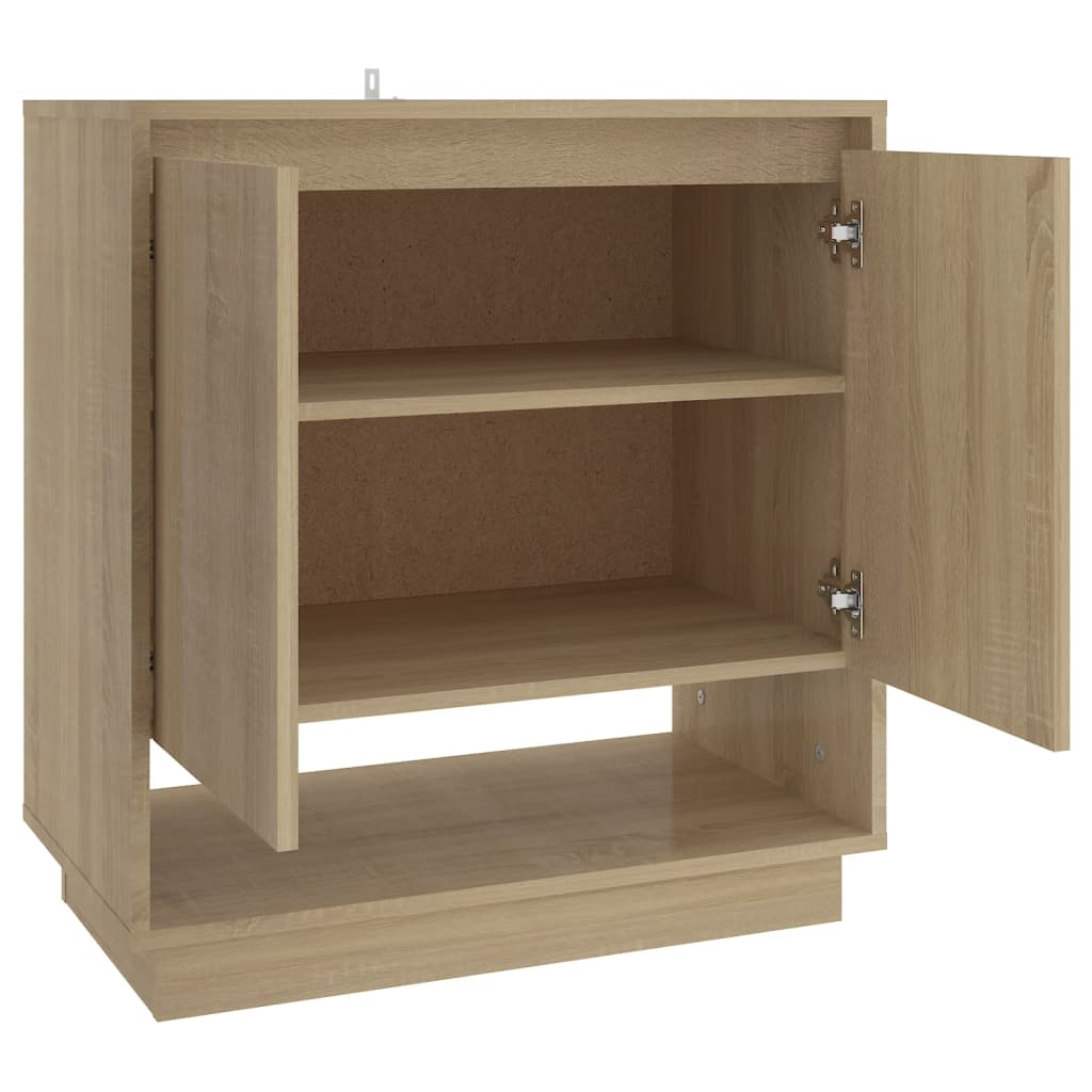 Skjenk sonoma eik 70x41x75 cm konstruert tre