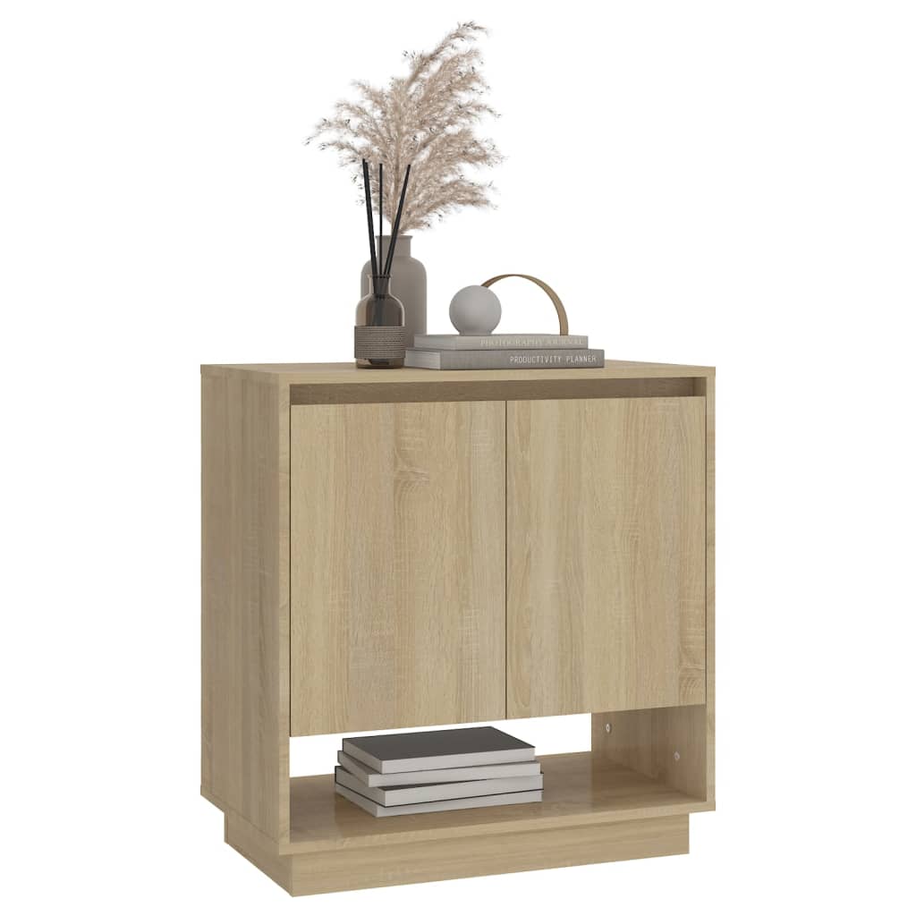 Skjenk sonoma eik 70x41x75 cm konstruert tre