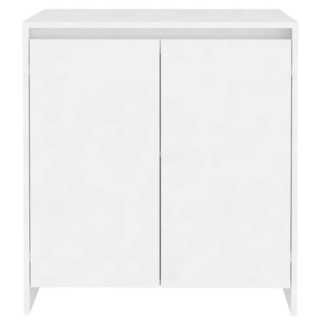 Skjenk hvit 70x41x75 cm konstruert tre