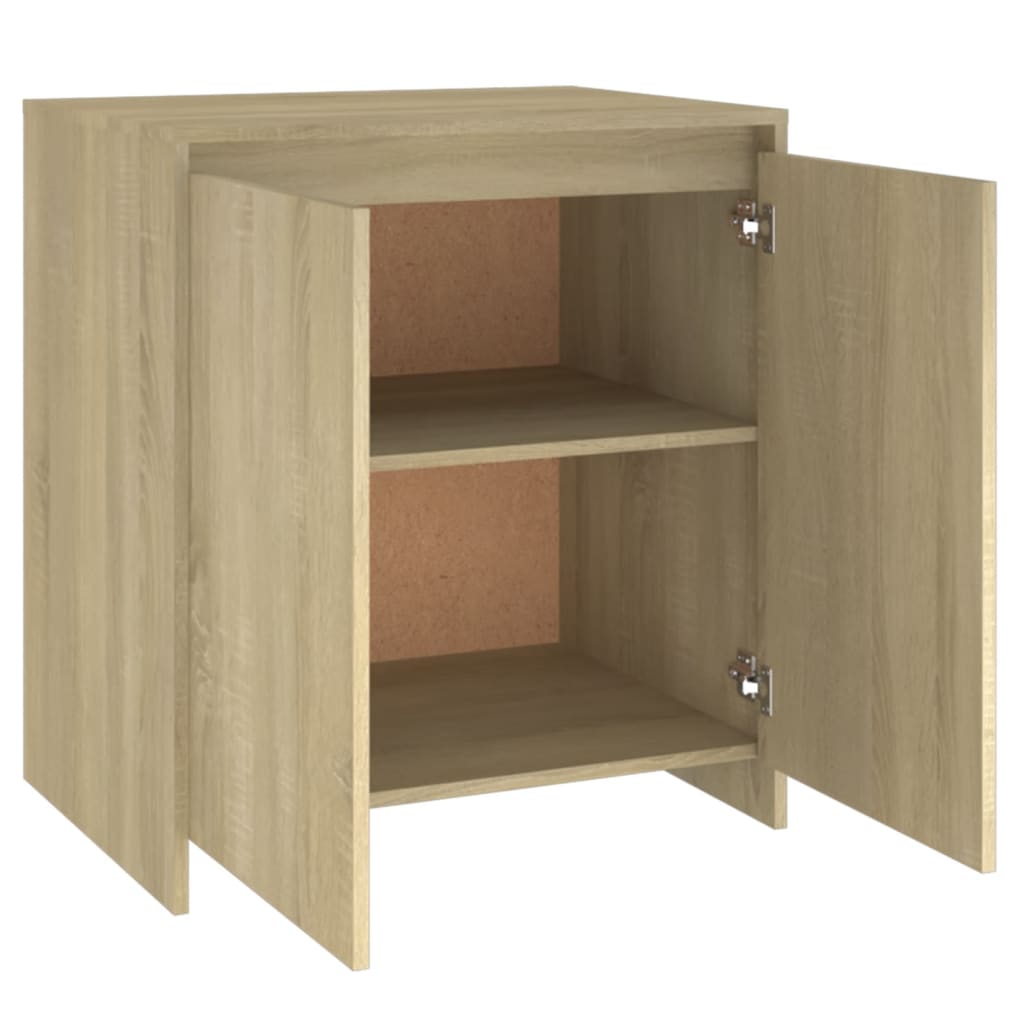 Skjenk sonoma eik 70x41x75 cm konstruert tre
