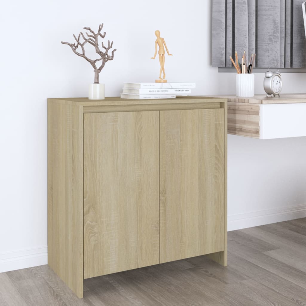Skjenk sonoma eik 70x41x75 cm konstruert tre