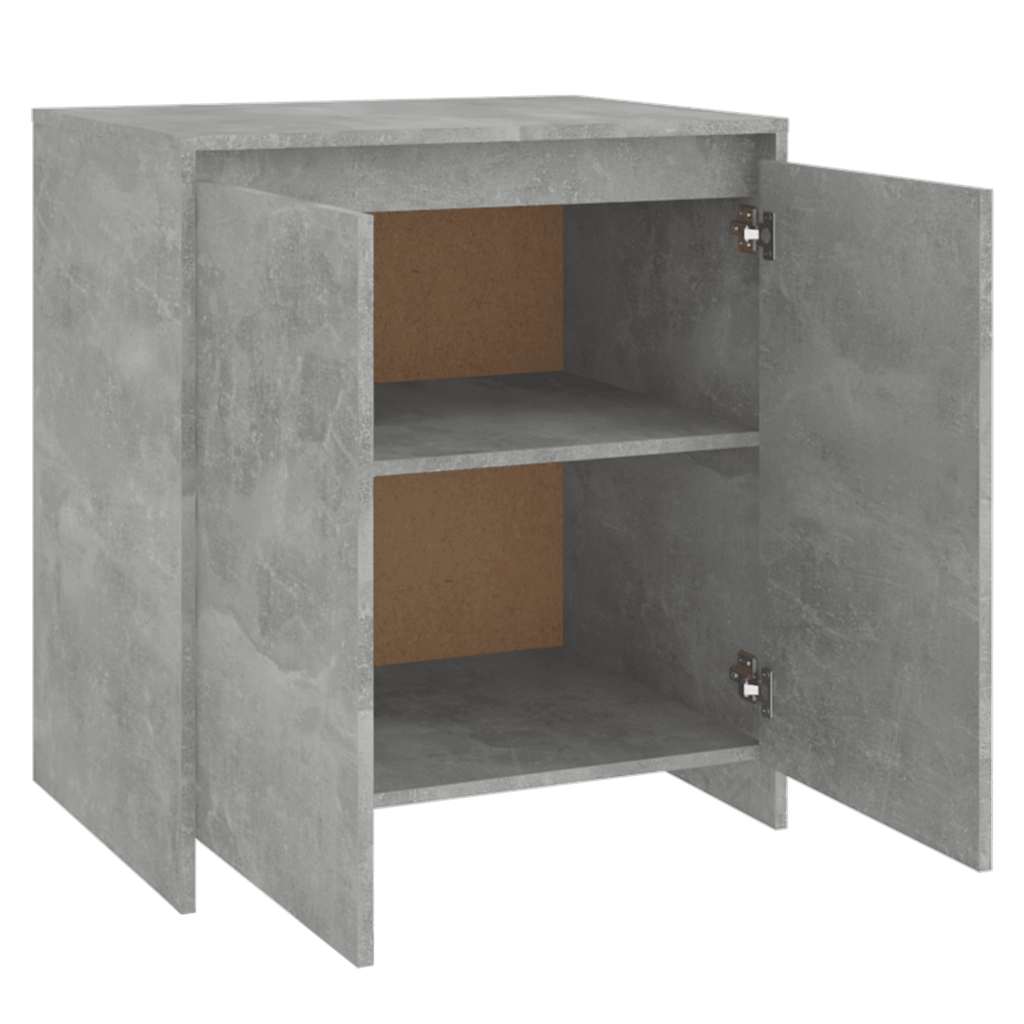 Skjenk betonggrå 70x41x75 cm konstruert tre