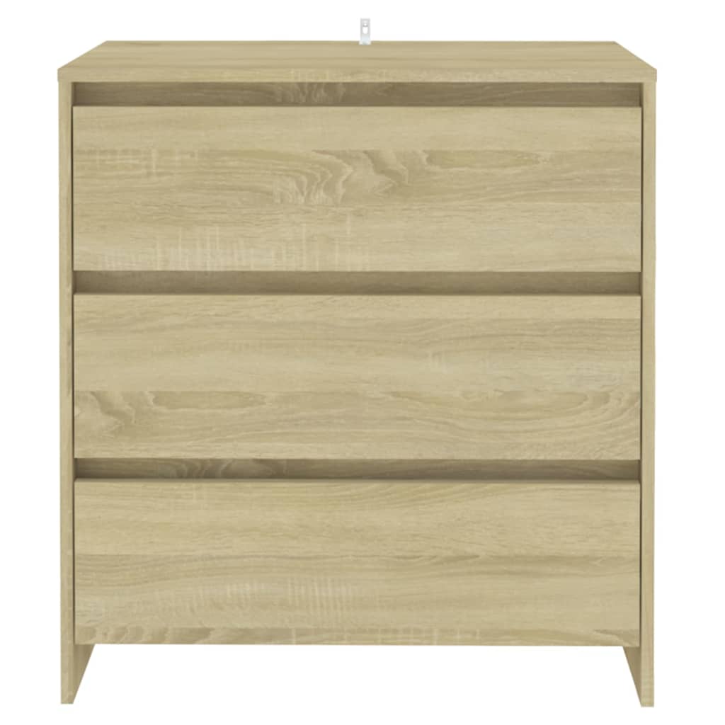 Skjenk sonoma eik 70x41x75 cm konstruert tre