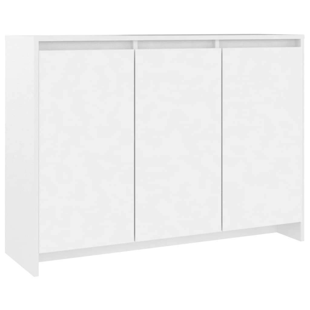 Skjenk hvit 102x33x75 cm konstruert tre vidaXL