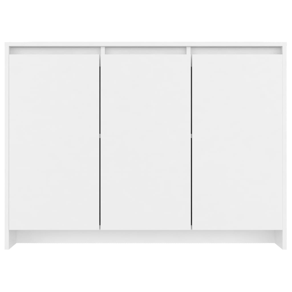 Skjenk hvit 102x33x75 cm konstruert tre vidaXL