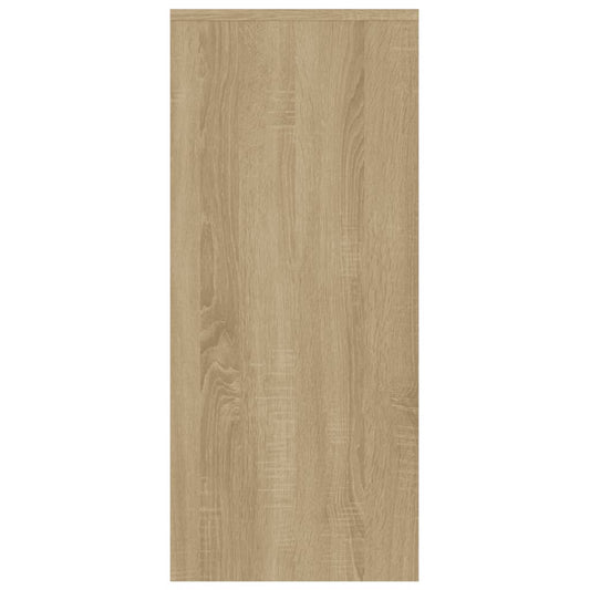Skjenk sonoma eik 102x33x75 cm konstruert tre