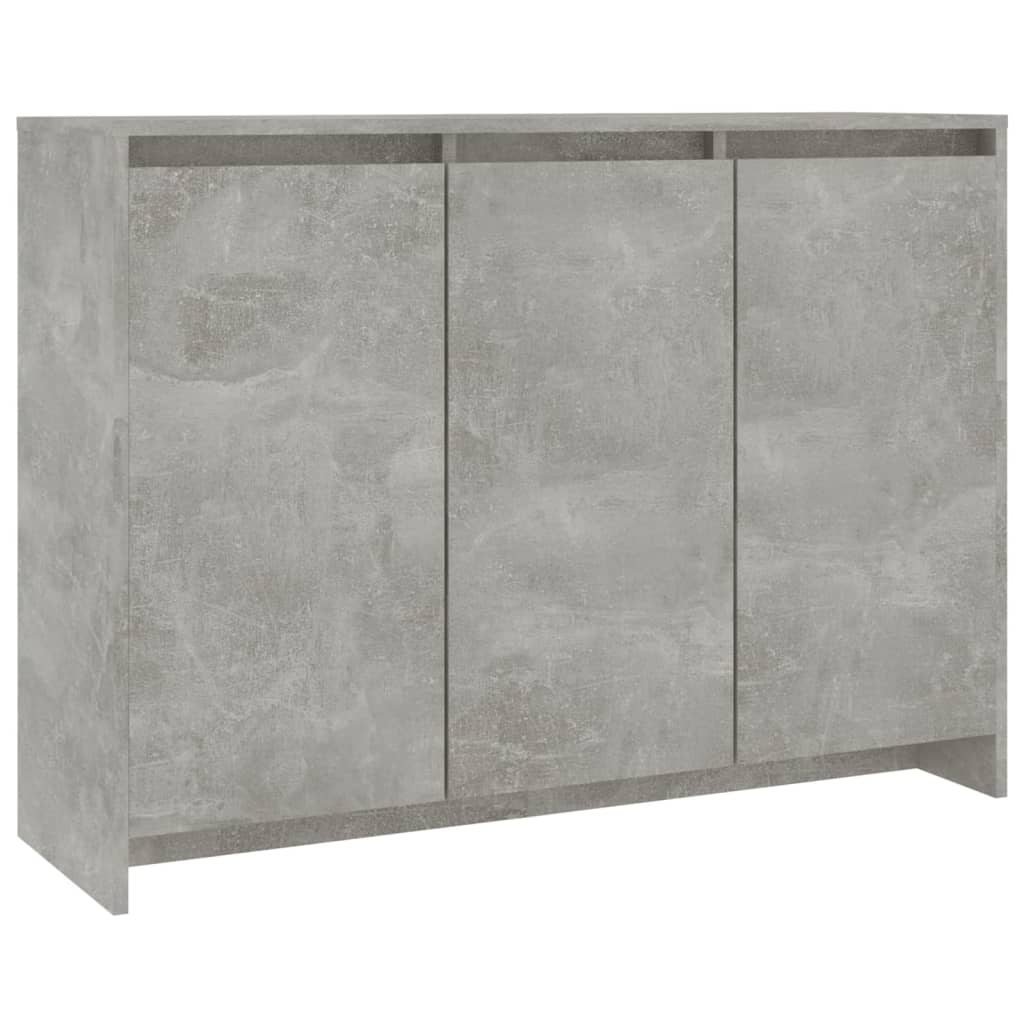 Skjenk betonggrå 102x33x75 cm konstruert tre