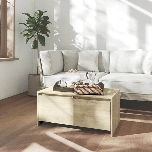 Salongbord sonoma eik 90x50x41,5 cm konstruert tre