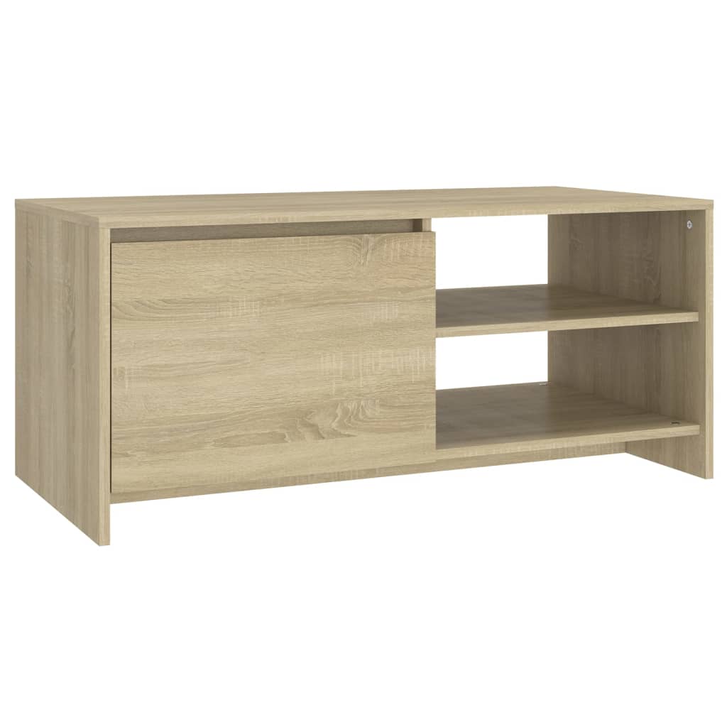 Salongbord sonoma eik 102x50x45 cm konstruert tre