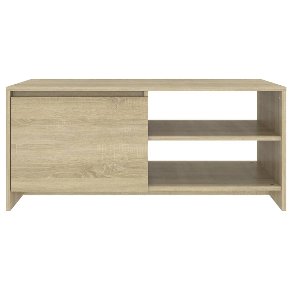 Salongbord sonoma eik 102x50x45 cm konstruert tre