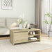 Salongbord sonoma eik 102x50x45 cm konstruert tre