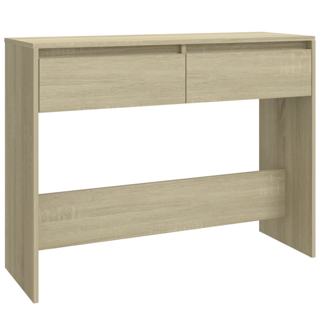 Konsollbord sonoma eik 100x35x76,5 cm konstruert tre