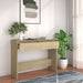 Konsollbord sonoma eik 100x35x76,5 cm konstruert tre